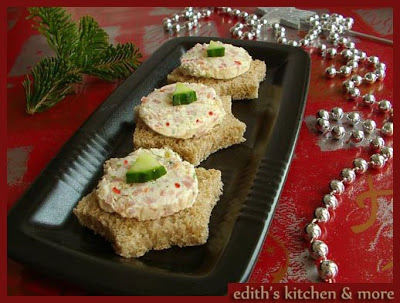 tartinecubranzasisunca - TARTINE CU CREMA DE BRANZA SI SUNCA