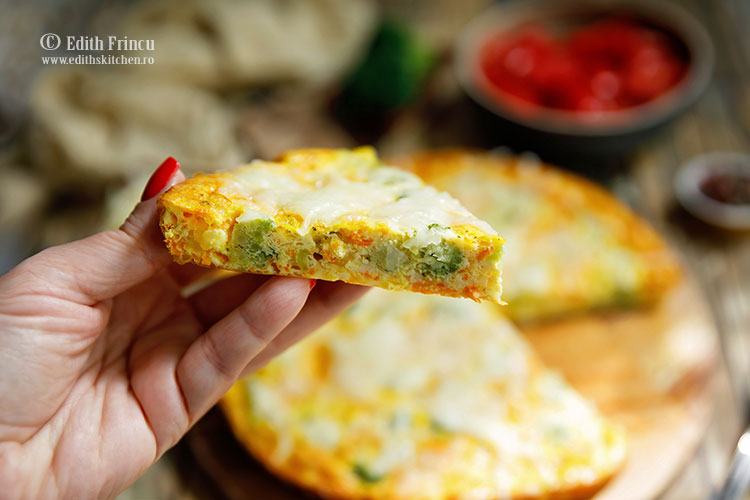 Frittata cu broccoli si branza frittata cu broccoli si branza 1 - Frittata cu broccoli si branza