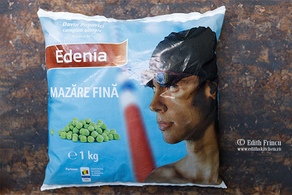 Budinca cu somon si mazare Mazare Edenia David Popovici - Budinca cu somon si mazare