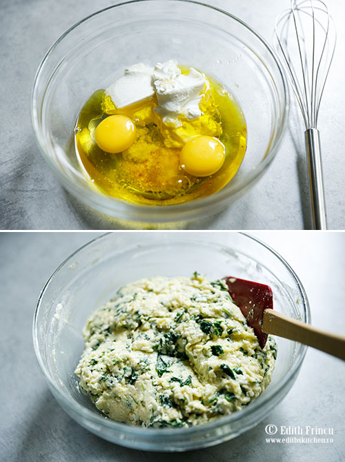 Biscuiti cu spanac si feta Biscuiti cu spanac si feta preparare - Biscuiti cu spanac si feta
